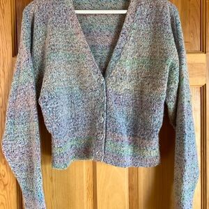 & Other Stories (Paris Atelier) Colorful Knit Cardigan Sweater